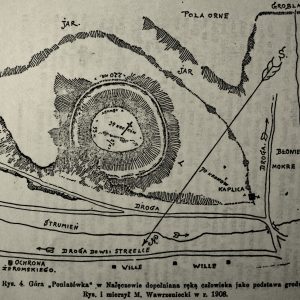 10 Nałęczów. Poniatówka, grodzisko, rys. M. Wawrzenieckiego, 1908. IMG_3775